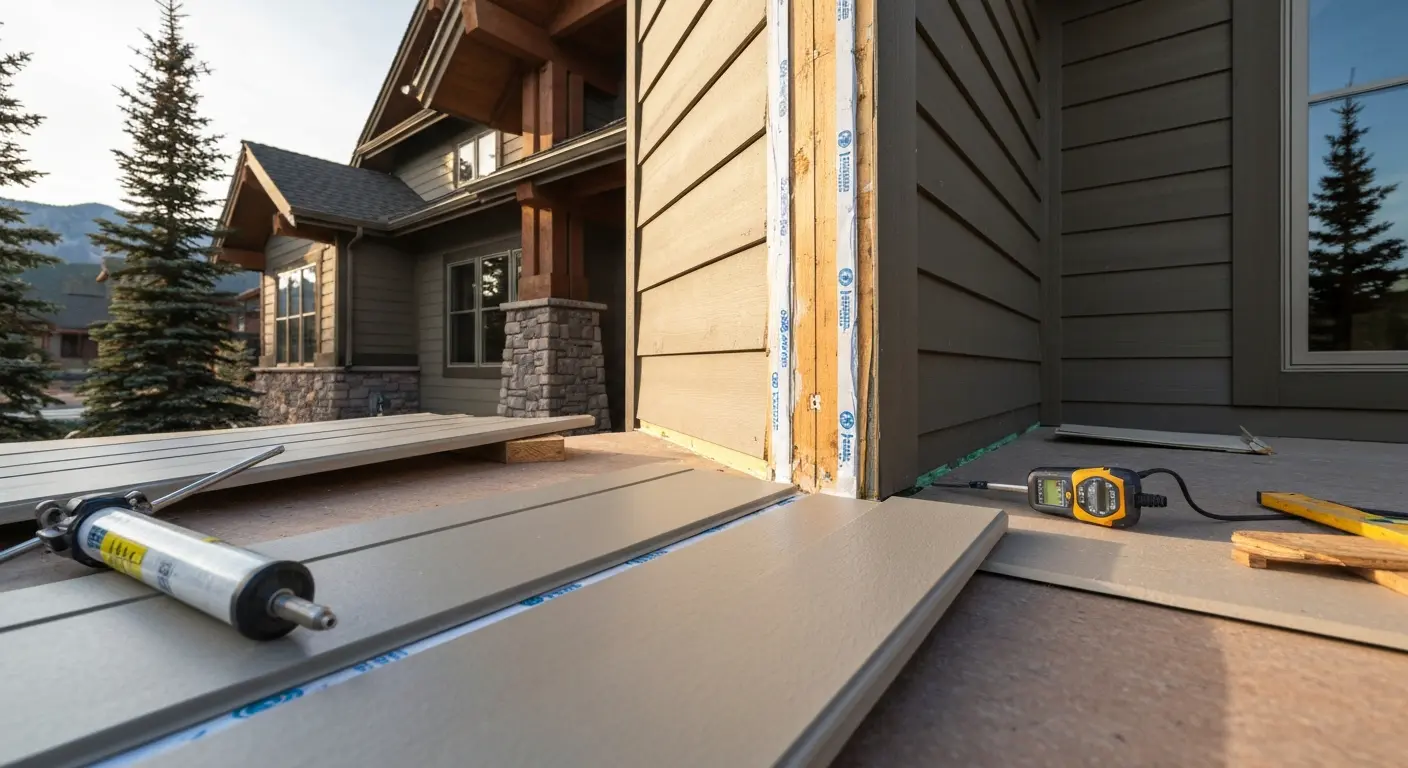 Siding repair and moisture damage prevention