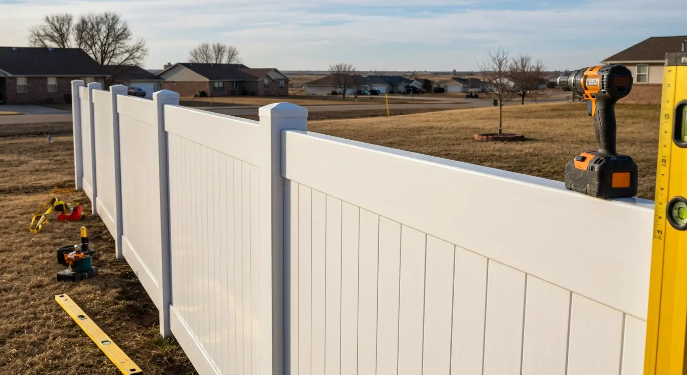 Vinyl fence repair