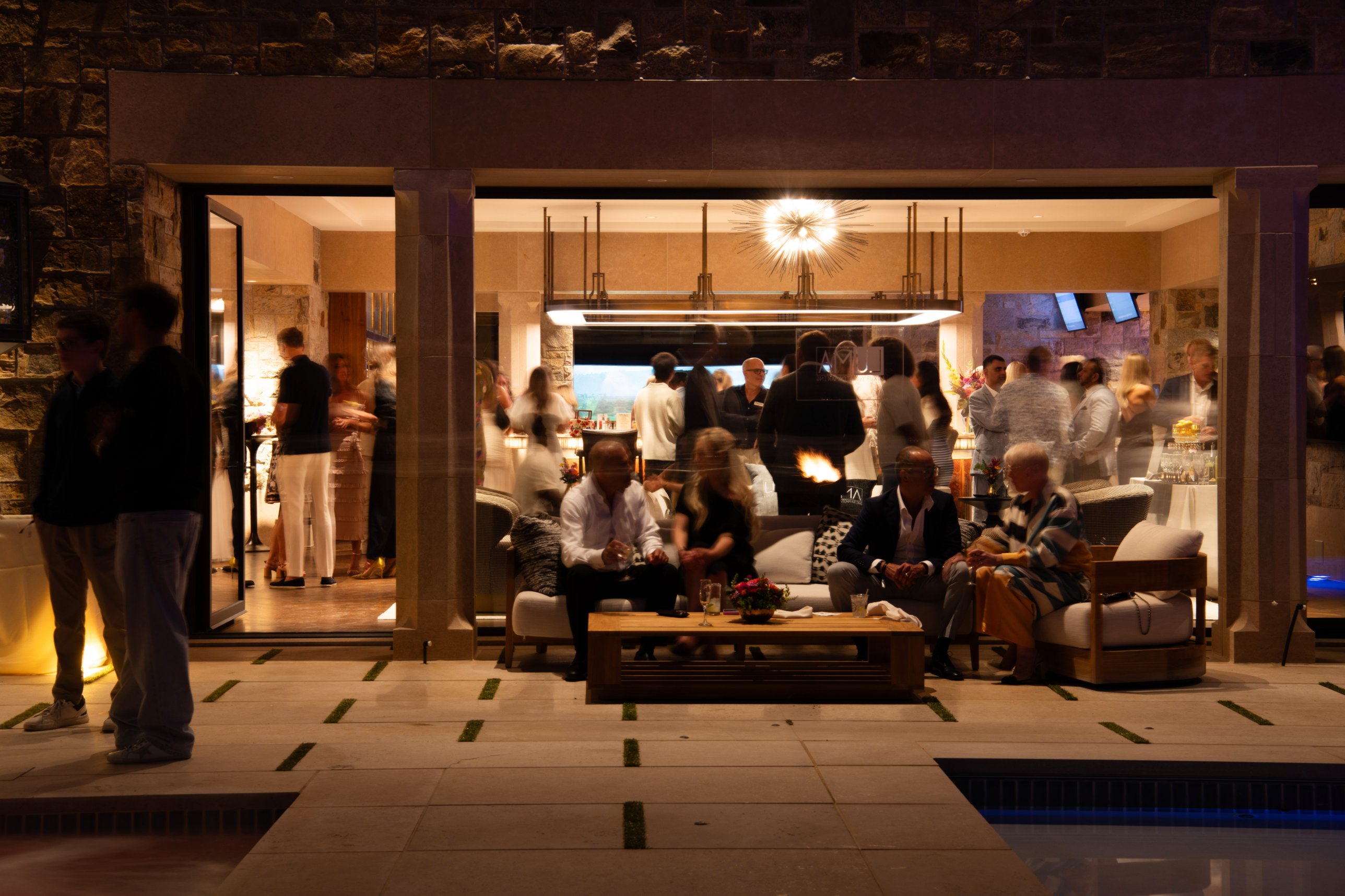 The evening lounge
