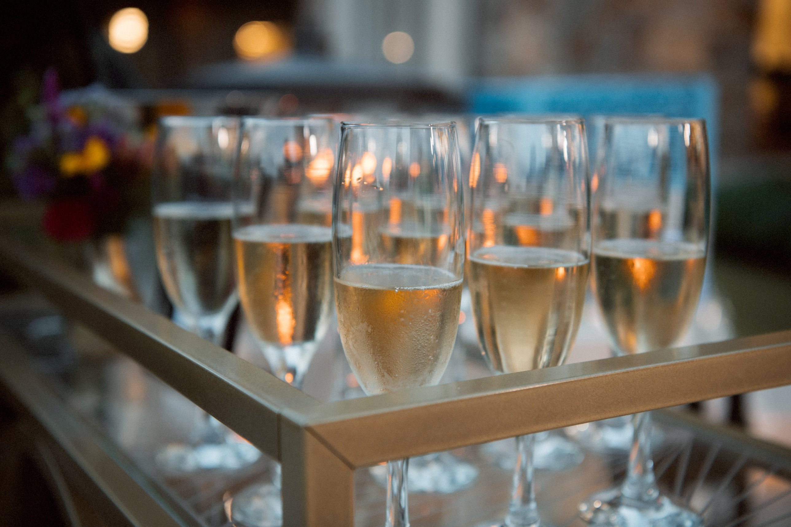 Champagne pour at Motion and Muse