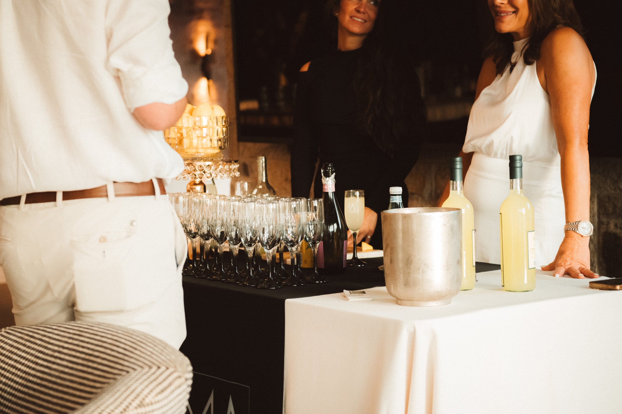 The champagne bar