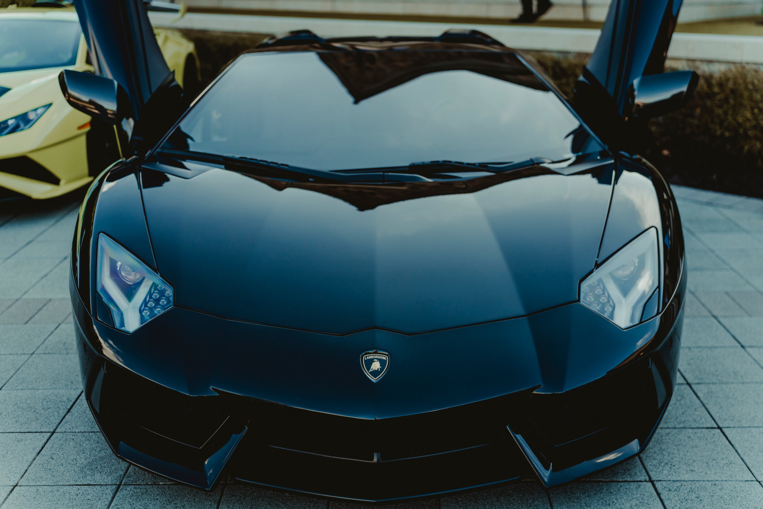 Lamborghini Aventador on display