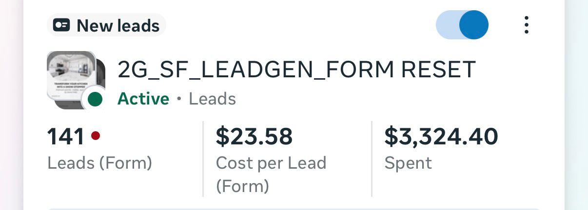 Stone Folks lead generation results