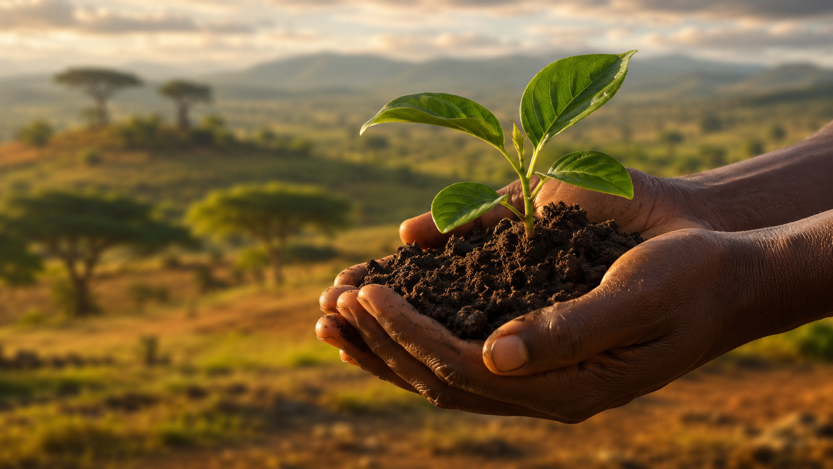 Seedling symbolizing sustainable growth