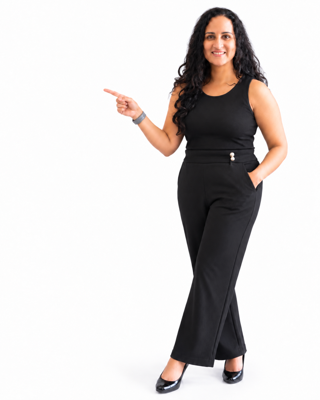 Small business owner reviewing her finances