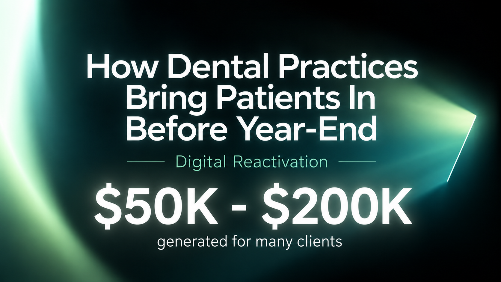 How Dental Practices Bring Patients In Before Year-End video thumbnail