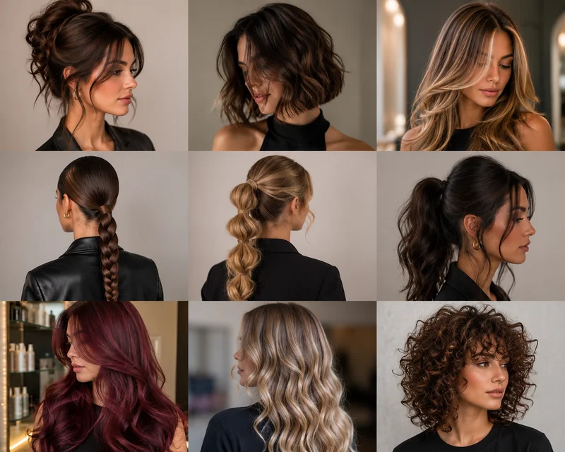 Tendências de penteados e Cabelo para 2026