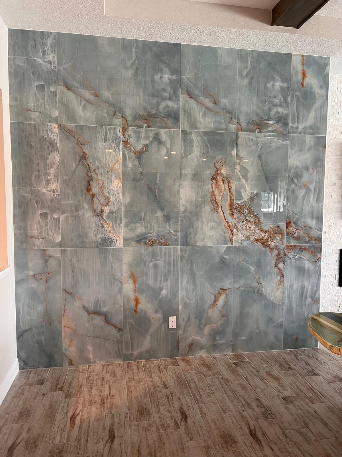 Lanin Tile - commercial laminate flooring project.