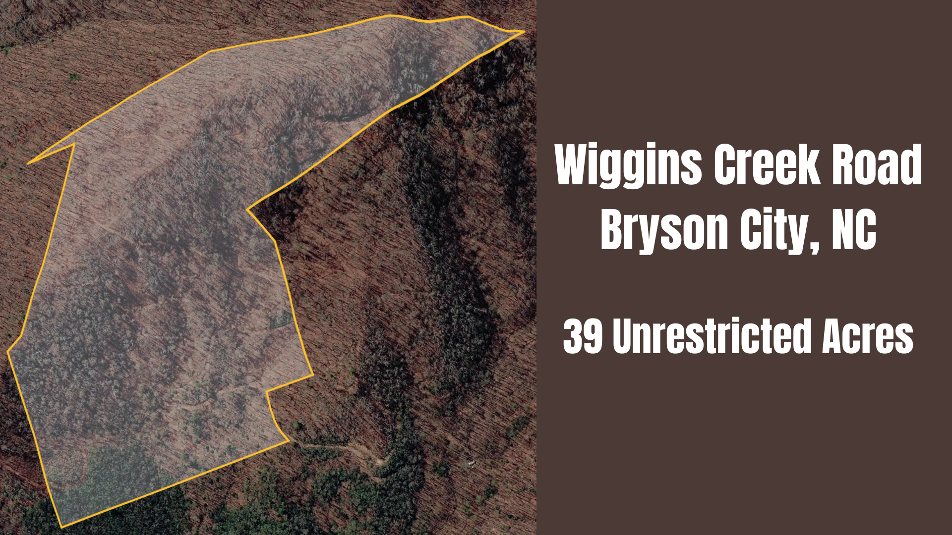 Wiggins Creek approximate 39 acre property overview