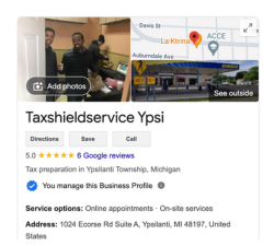 Taxshield service location