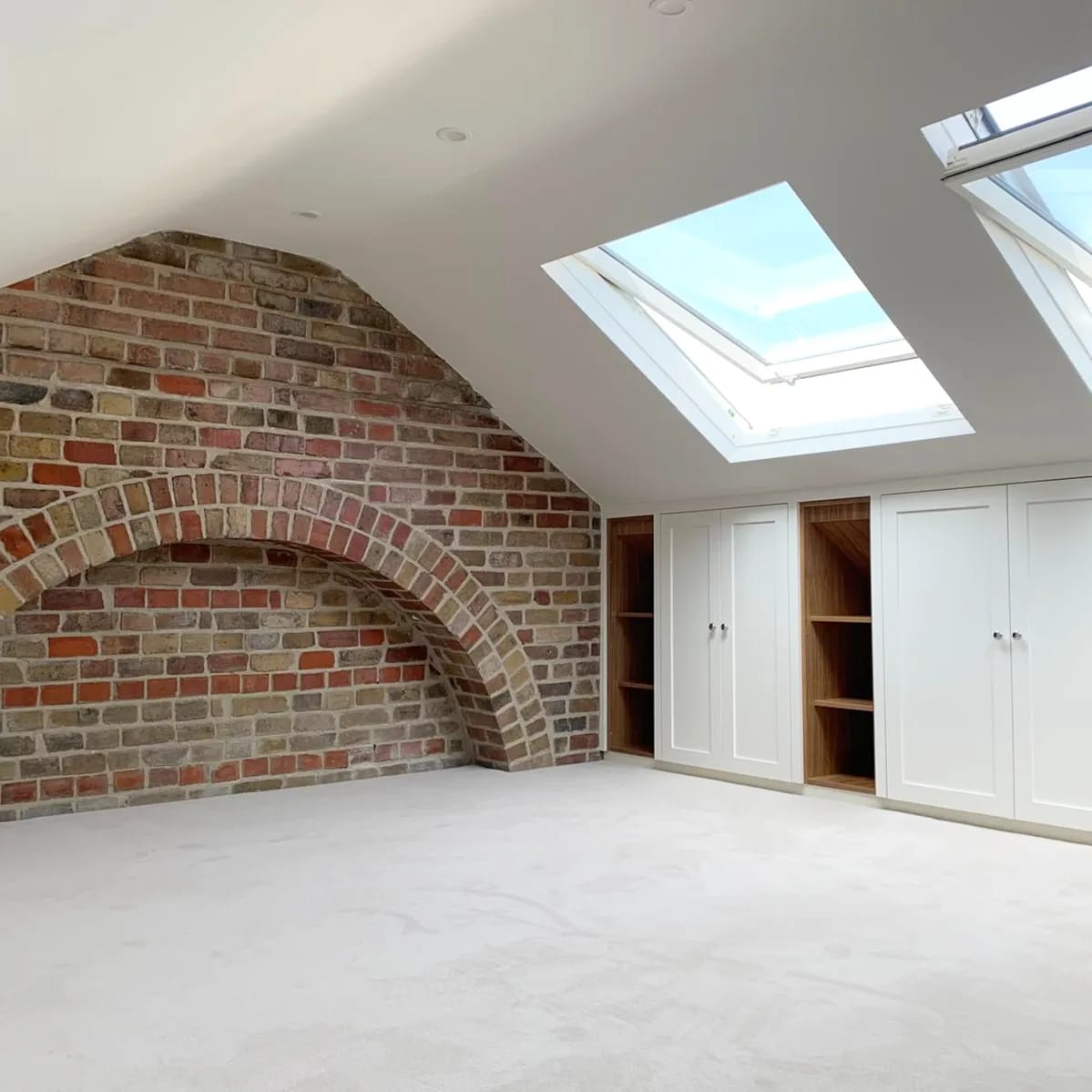 Illustration of Loft Conversions With Exposed Bricks