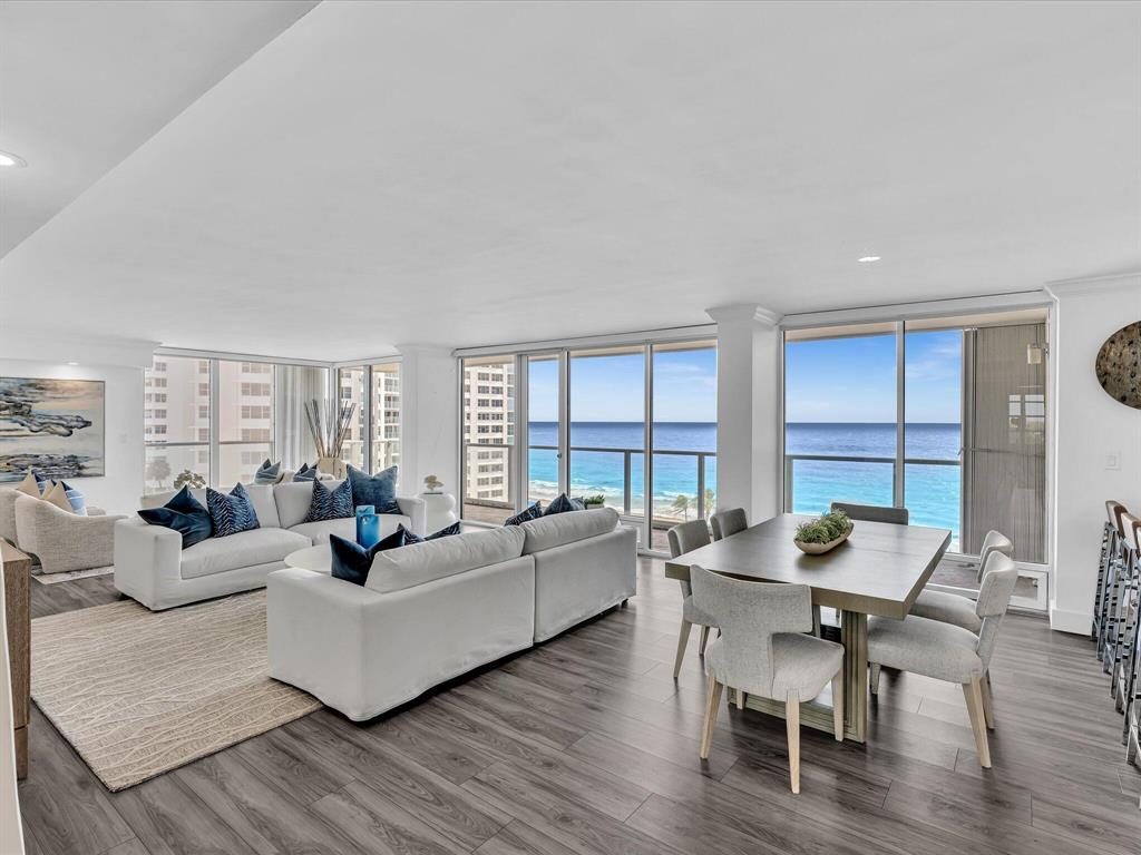 Oceanfront condominium, South Florida