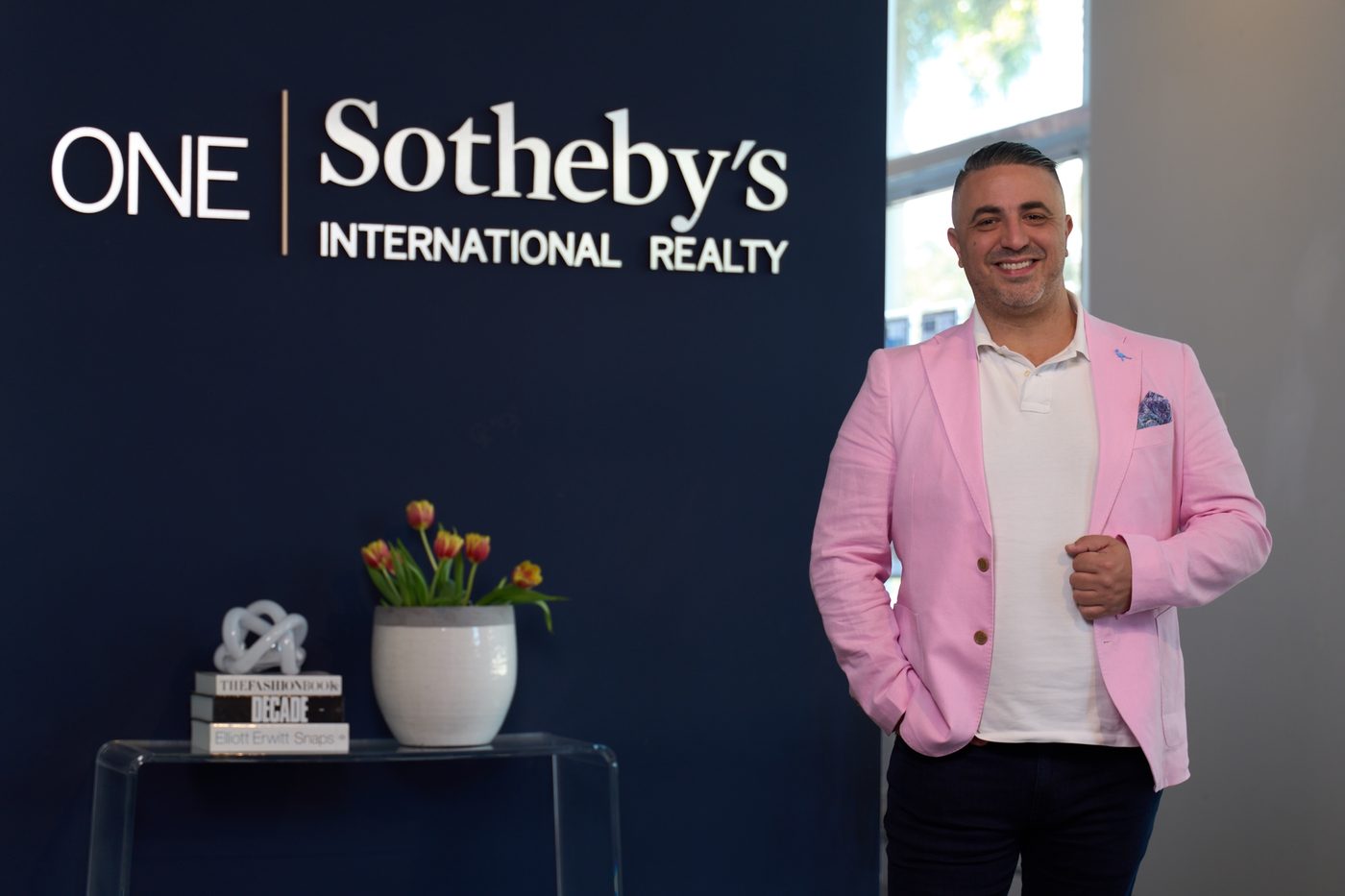 Alain Tapiero at the ONE Sotheby's International Realty office