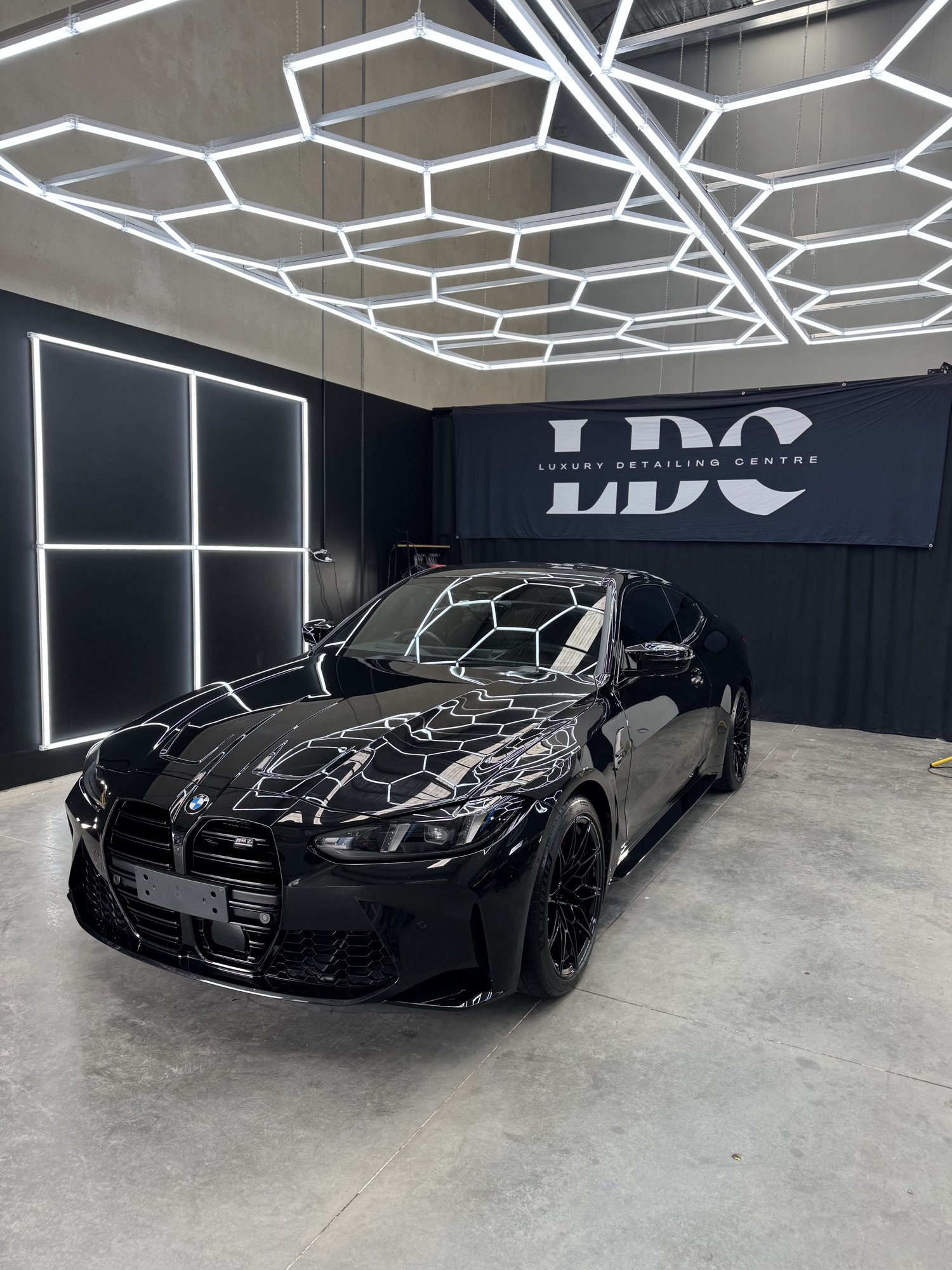 Ceramic coated luxury car at Luxury Detailing Centre, Tullamarine Melbourne