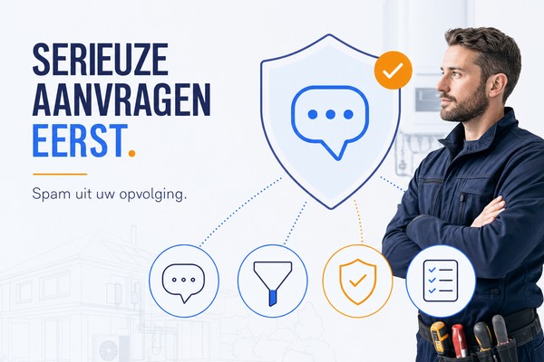 Laat uw websitechat alleen serieuze aanvragen doorgeven