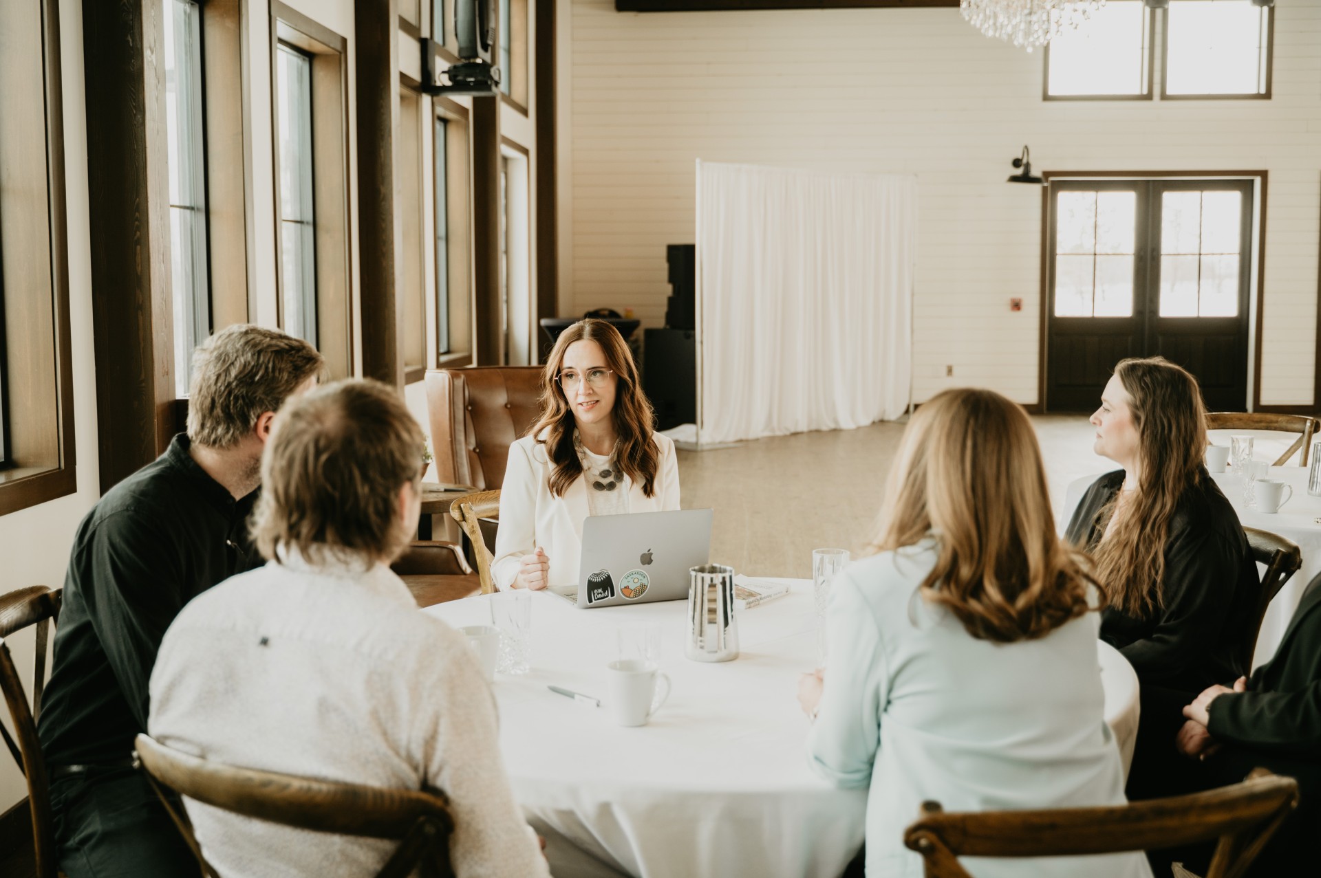 Group sales training workshop led by Boost Strategic Coaching