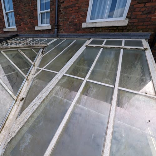 Before Gutter Cleaning Wirral