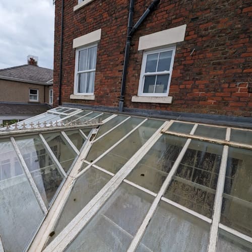 Before Gutter Cleaning Wirral