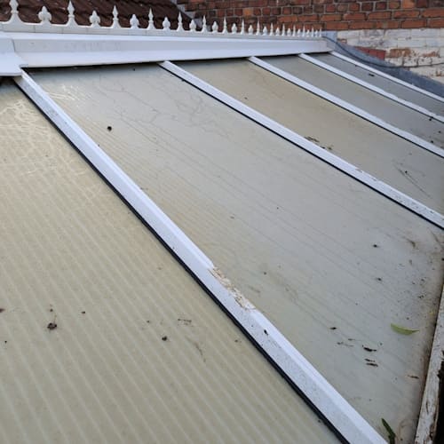 Before Gutter Cleaning Wirral