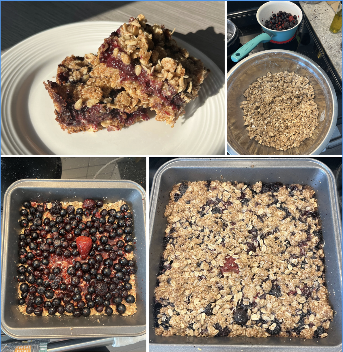 blueberry bar collage blueberry bar collage