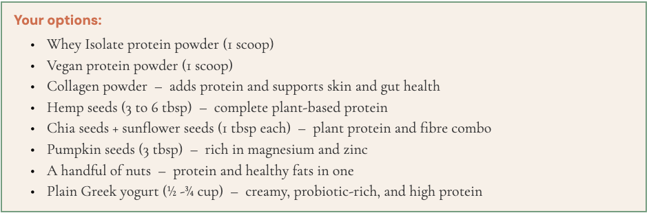 Step 4: Add Your Protein