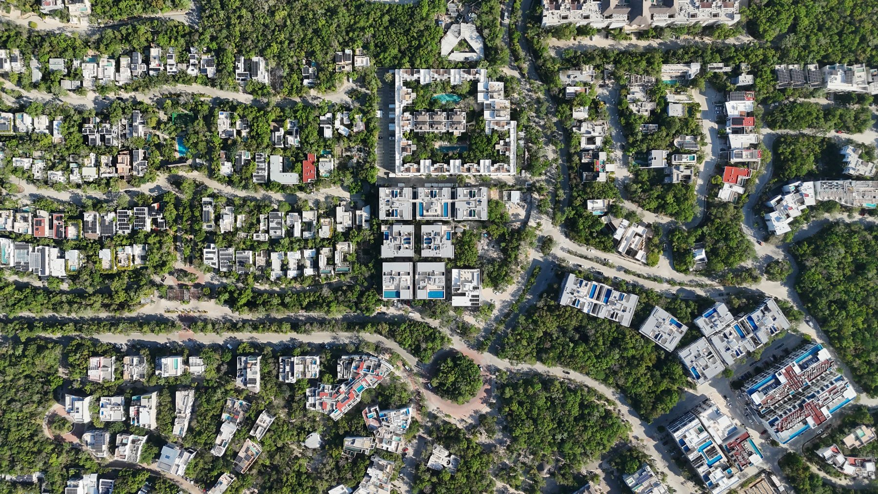 Producción aérea de Town Center