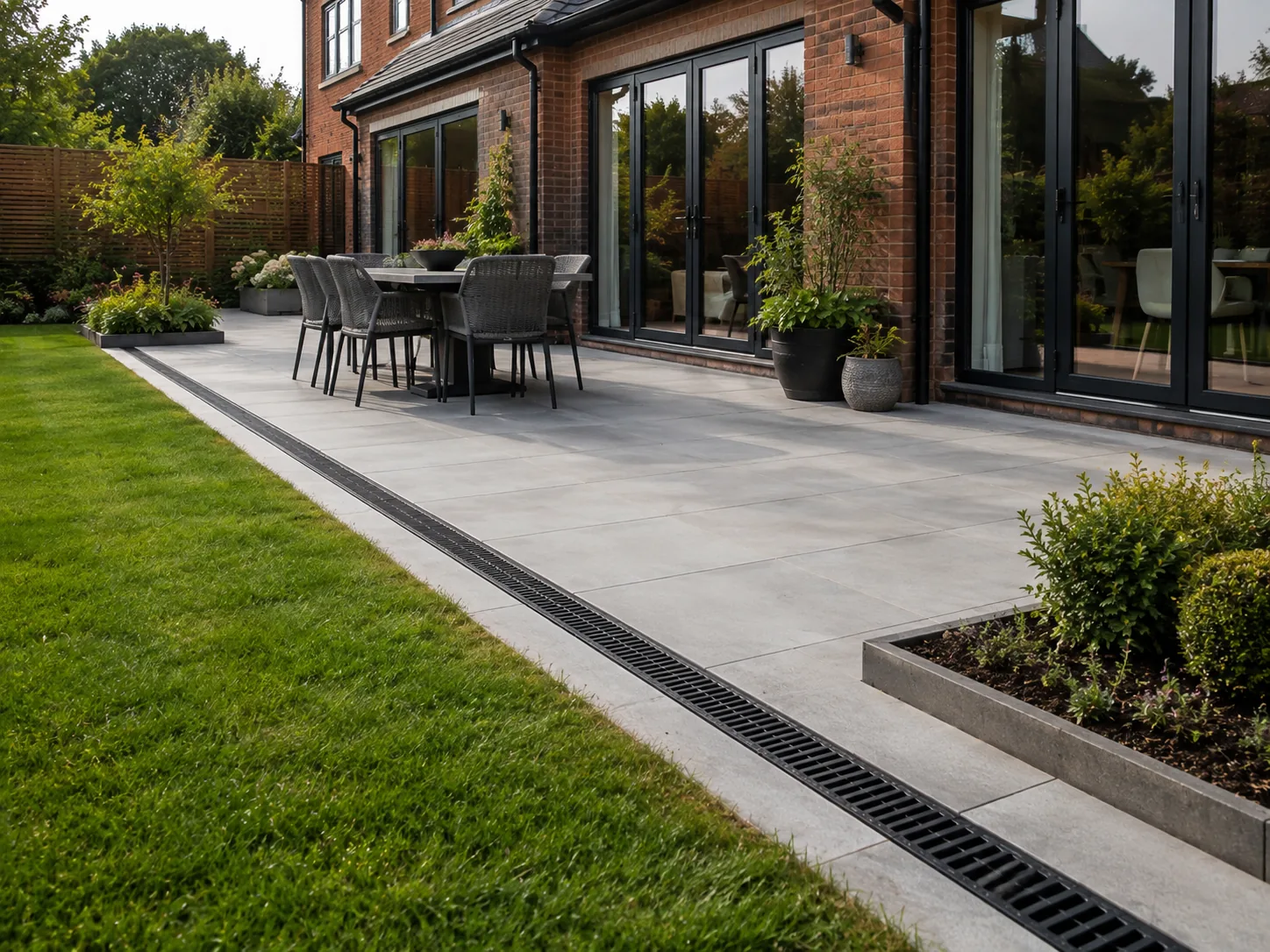 Garden and driveway drainage work by SP Outdoor Solutions in County Durham