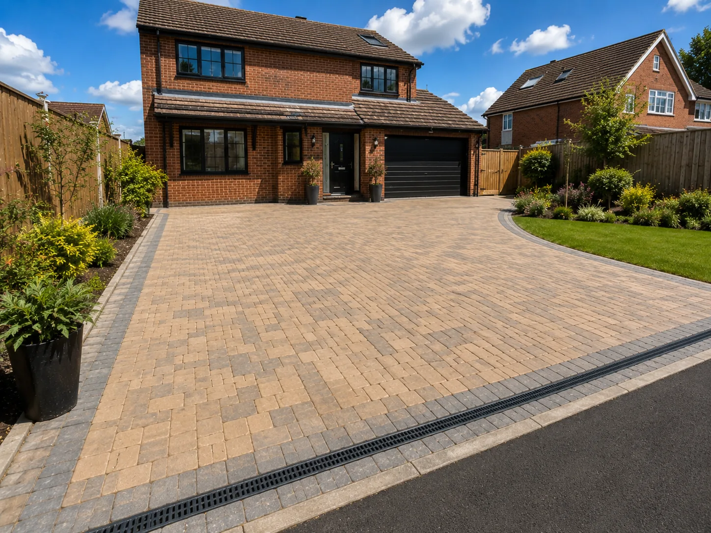 Block paving laid by SP Outdoor Solutions in County Durham