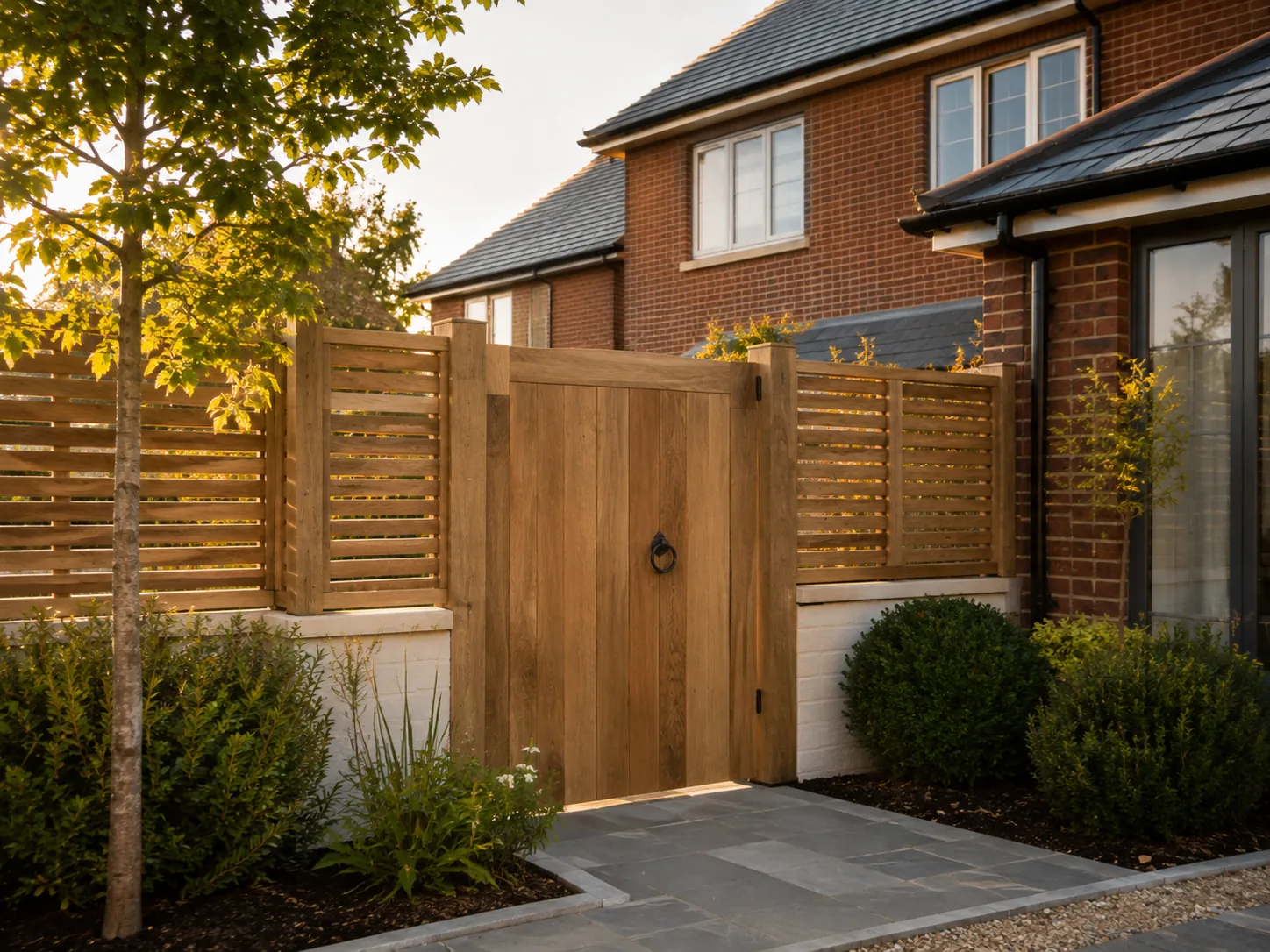 Fencing and bespoke gates installed by SP Outdoor Solutions in the North East