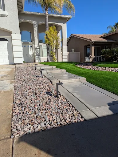 Synthetic turf backyard Menifee CA