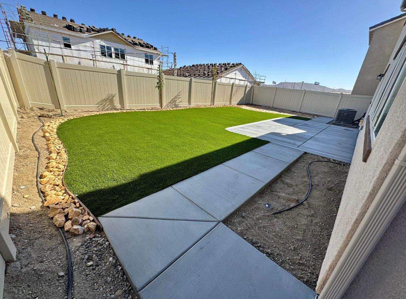 Fake grass front yard Temecula CA