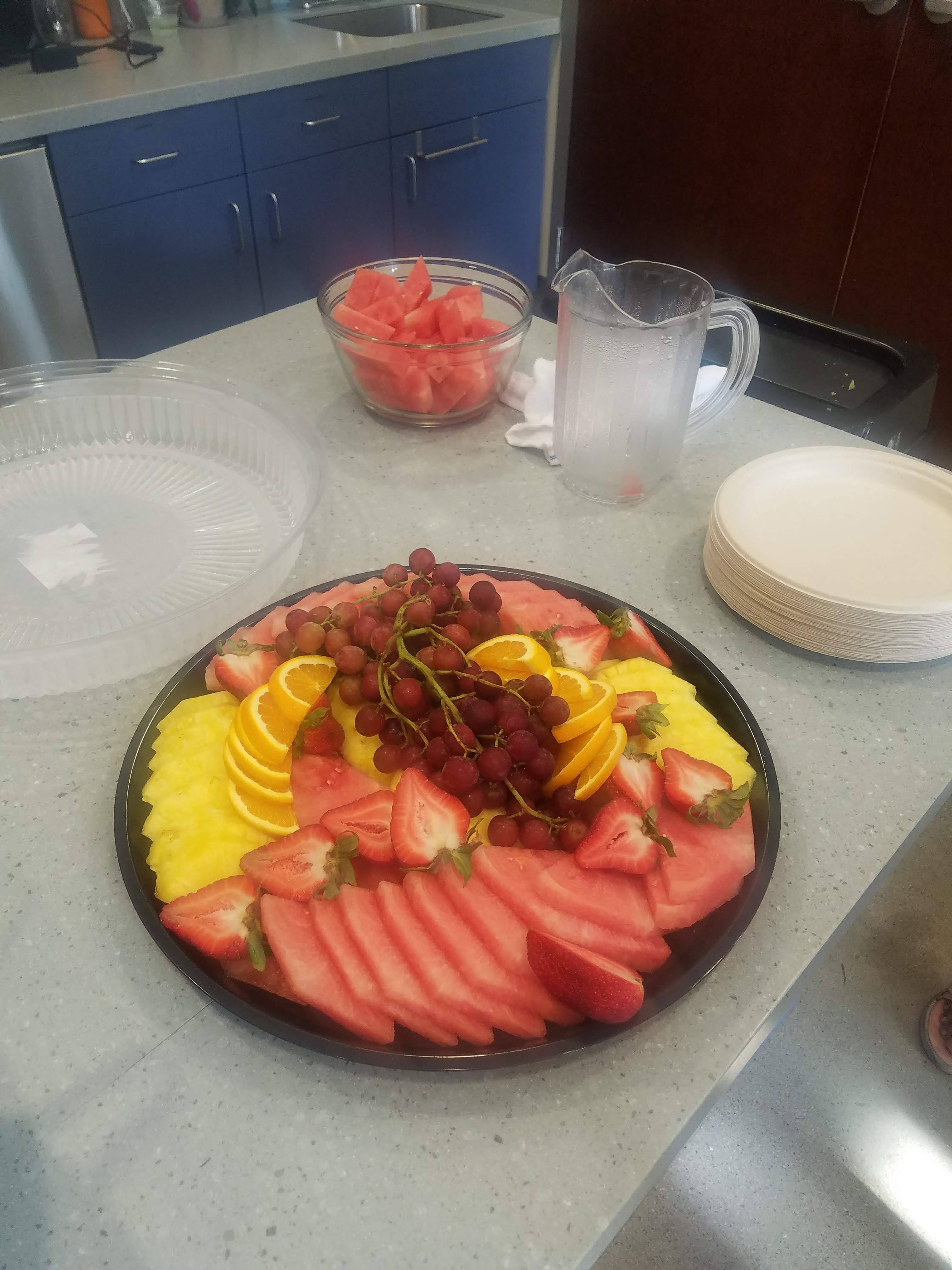Fresh fruit platter symbolizing mindful nourishment and honoring the body through intentional food choices