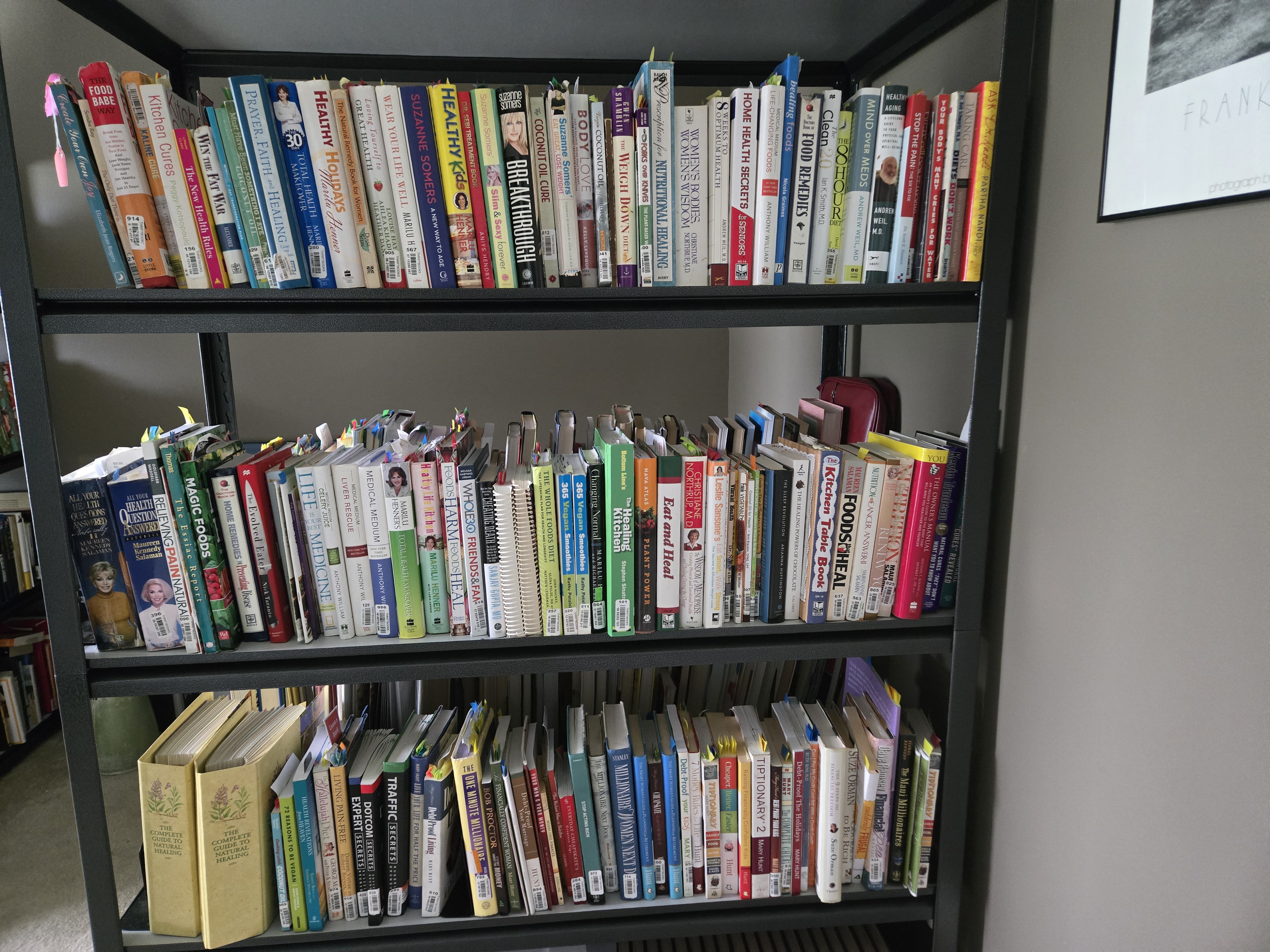 Bookshelf filled with books representing lifelong learning, personal growth, and staying teachable.