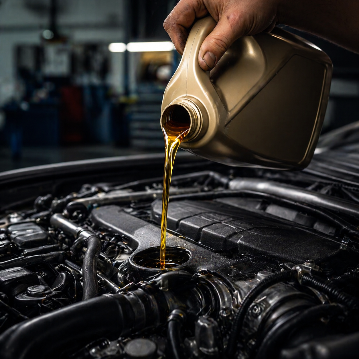 Oil change service
