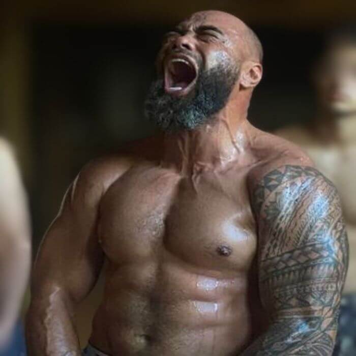 wo men in authentic dialogue and confrontation drill during men's transformation event