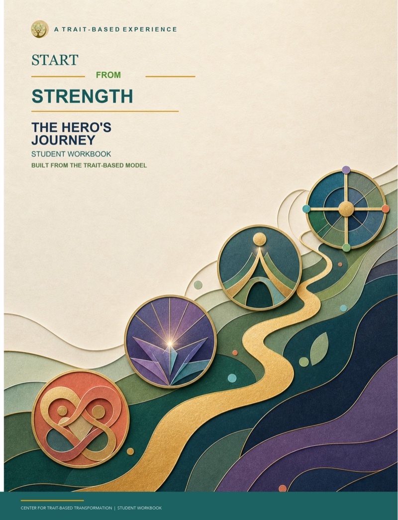 Start from Strength The Hero’s Journey workbook cover for Grade 8