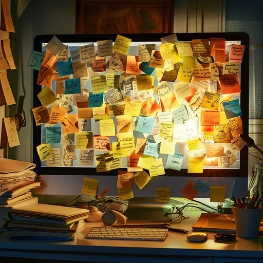 cluttered desk cluttered desk