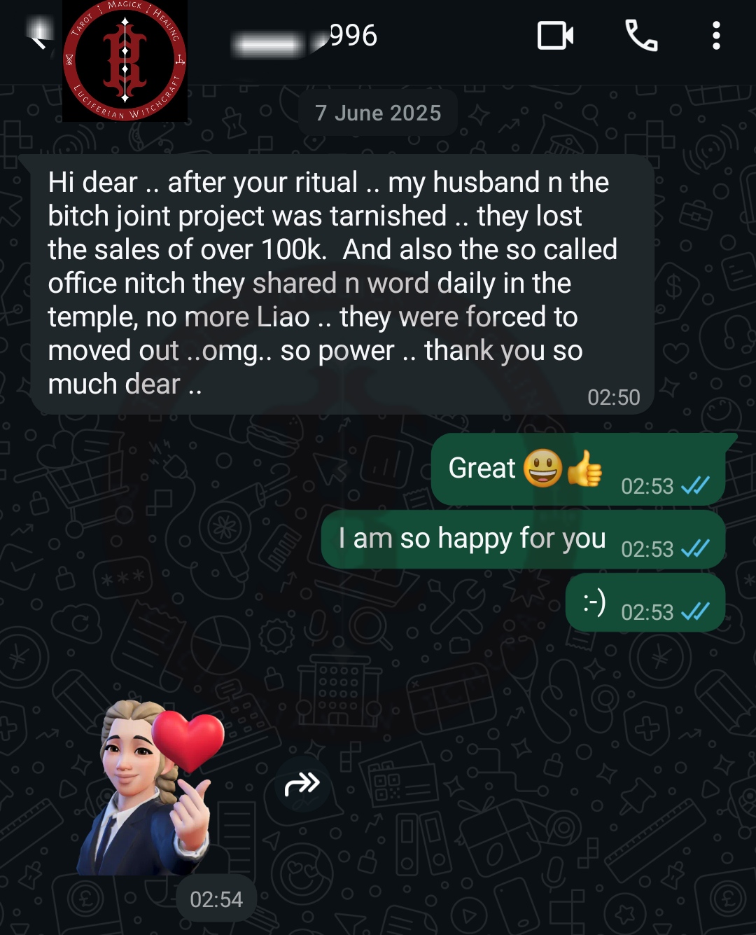 DXR client testimonial screenshot 2