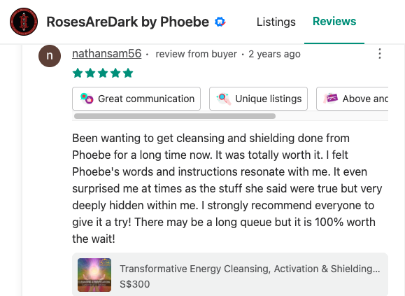 Carousell (Singapore) reviews for RosesAreDark