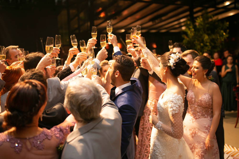 Wedding reception venue and dance floor