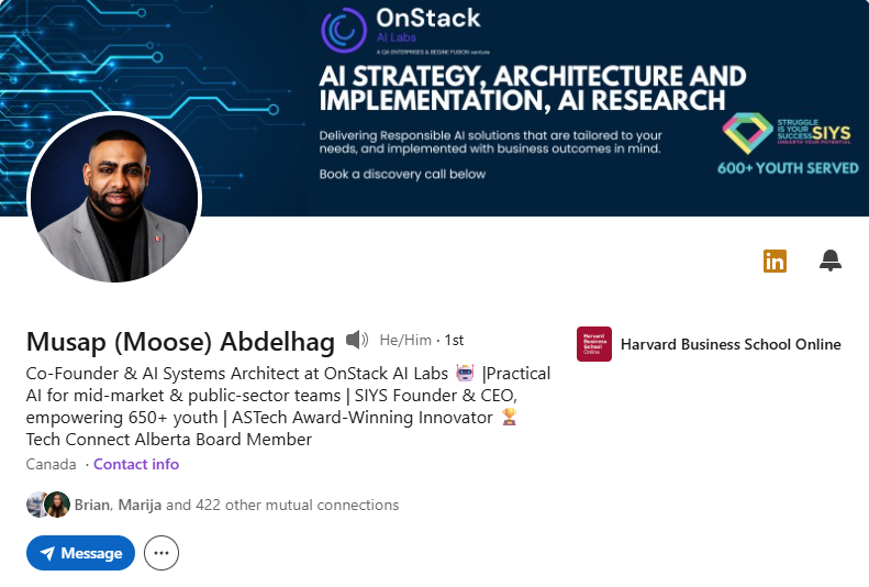LinkedIn Audit and messaging strategy preview