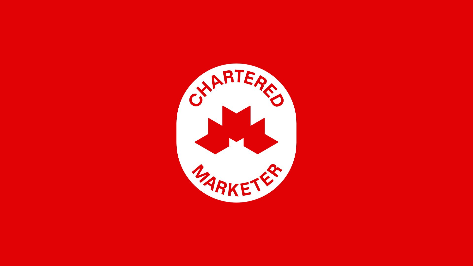 Chartered Marketer designation badge from the Canadian Marketing Association