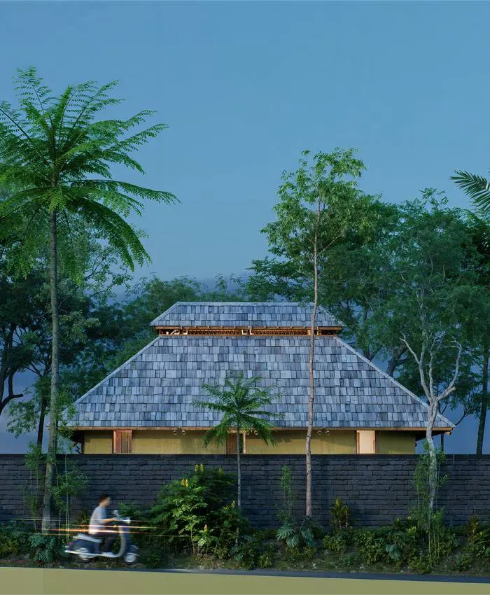 The winning Bamboo Housing Contest design, to be built during the course