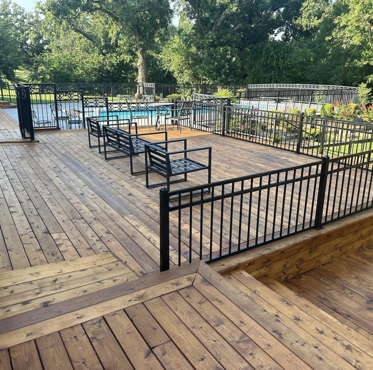 Before project by Prestige Pergolas in Yukon OK