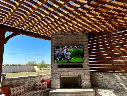 Custom outdoor project by Prestige Pergolas in Piedmont OK