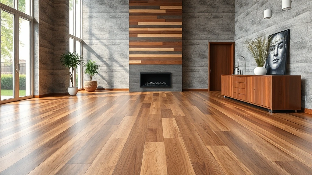 Flooring installation in a modern home in Bartlett, IL.