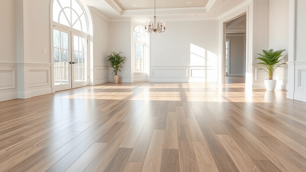 Flooring installation in a modern home in Bolingbrook, IL.