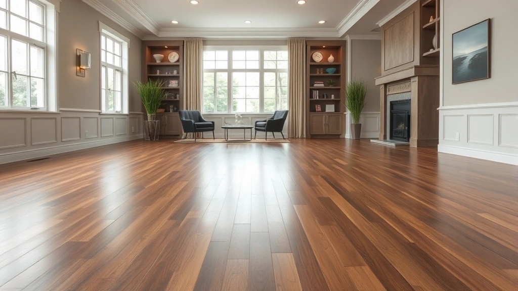 Flooring installation in a modern home in South Elgin, IL.