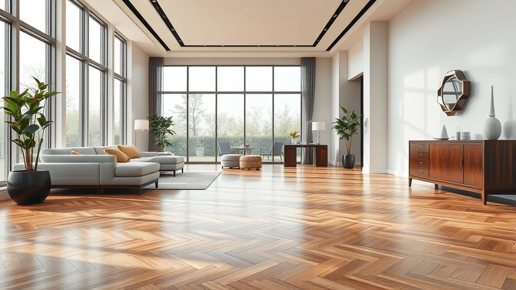 Flooring installation in a modern home in Naperville, IL.