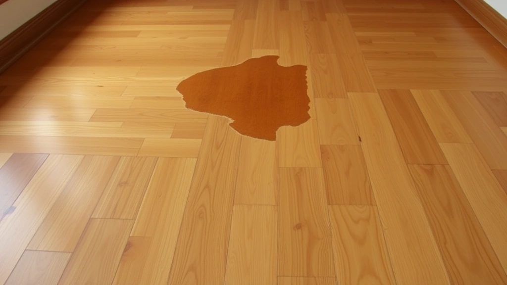 Hardwood floor spot repair projects in Geneva IL with various tools and materials displayed on the floor.